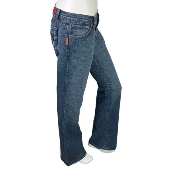 90s Hammer USA Bootcut Denim Jeans Embellished Back Pockets Size Junior 13 - Picture 10 of 13